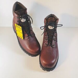 Georgia Boot G6174 Men's 6" Waterproof Steel Toe Work Boots Brown Size 14M New